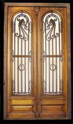 Porte AmÃ©ricaine en Bois Massif