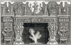Model de CheminÃ©e DessinÃ© par Giambattista Piranesi