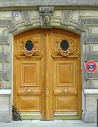 Porte d'EntrÃ©e Double , Paris