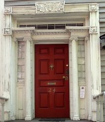 Porte Historique Ã  Brooklyn Heights 