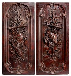 Panneaux de Porte de Style Louis XV