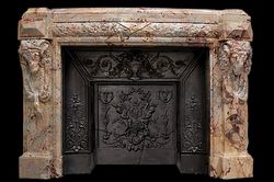 CheminÃ©e en Marbre Louis XVI
