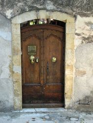 Porte en Noyer du XVIIÃ¨me SiÃ¨cle