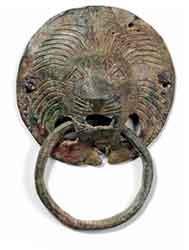 heurtoir lion 12èeme siècle allemand.