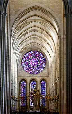 abside carrée cathédrale de Laon