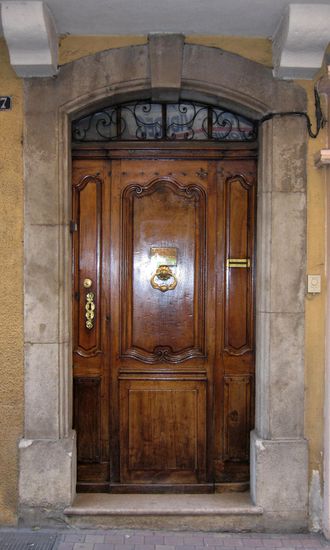 Porte du XVIIIème à Barjols, Provence