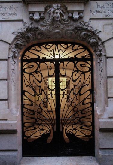 Porte Art Nouveau, Paris