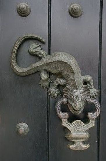 Heurtoir de Porte à la Salamandre