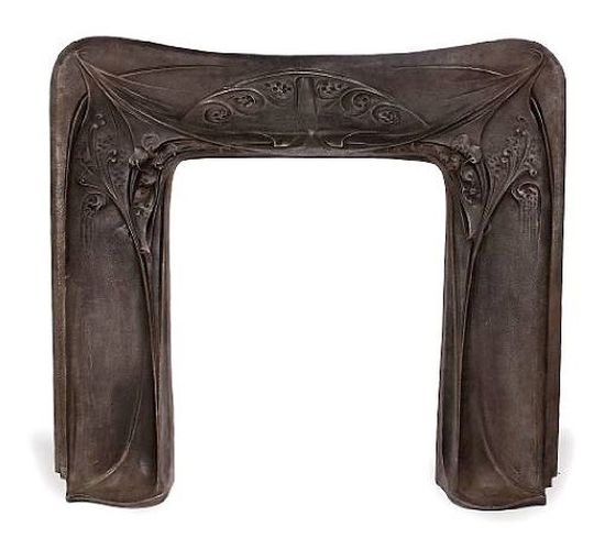 Plaque de Cheminée par Hector Guimard 