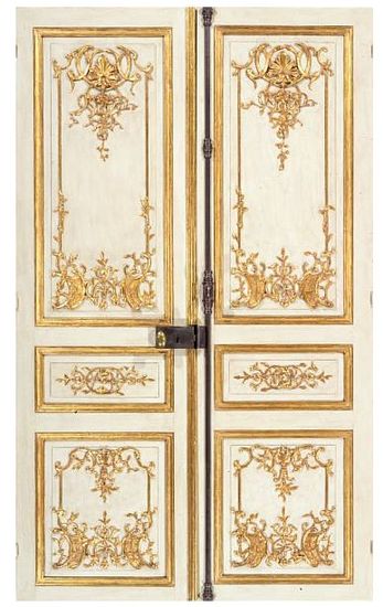 Double Porte d'Intérieur Louis XV 