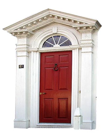 Porte d'Entrée de Style Adam