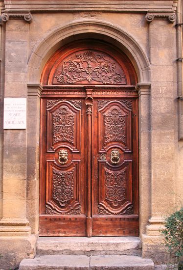 Porte du XVIIème à  Aix en Provence