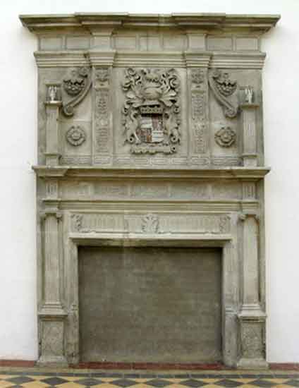 Cheminée de l'Orangerie de  Wrest Park