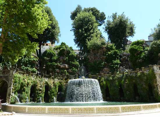 villa d'este fountains, tivoli