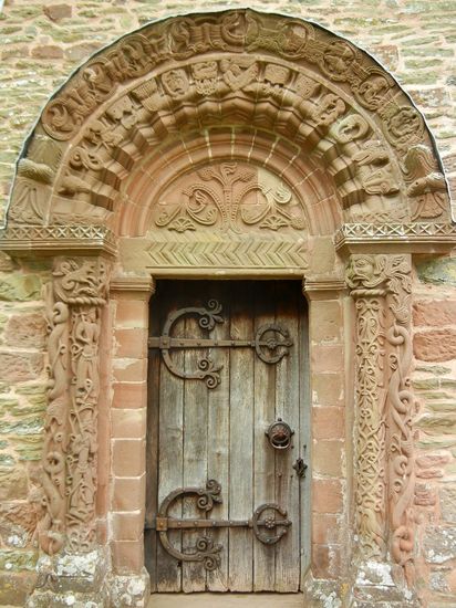 Porte Sud de l'Eglise de Kilpeck 
