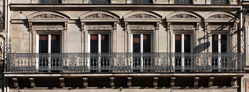 balustrade balcon Paris 8ème